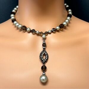 Vintage Statement Lariat Necklace